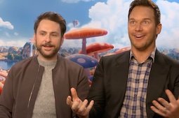 Super Mario Bros stars Chris Pratt and Charlie Day give us their best Jack Black impressions