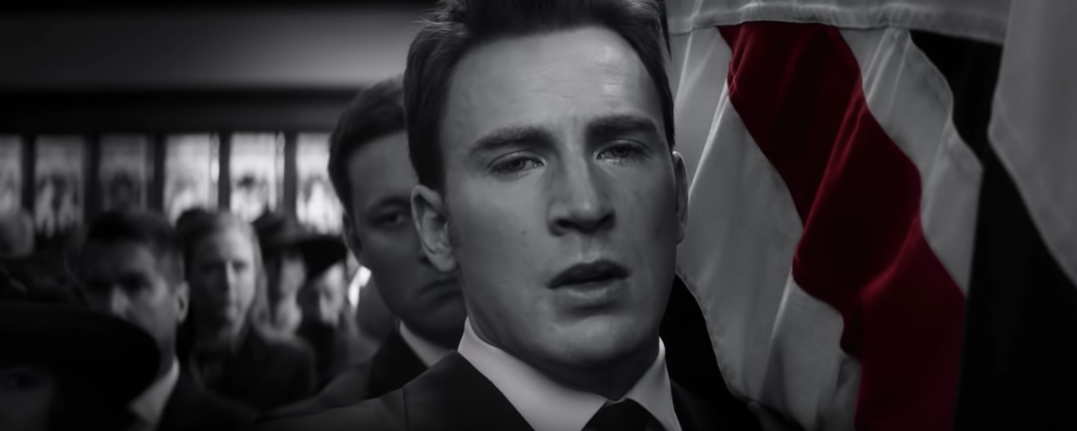 Chris Evans as Captain America in Avengers: Endgame trailer