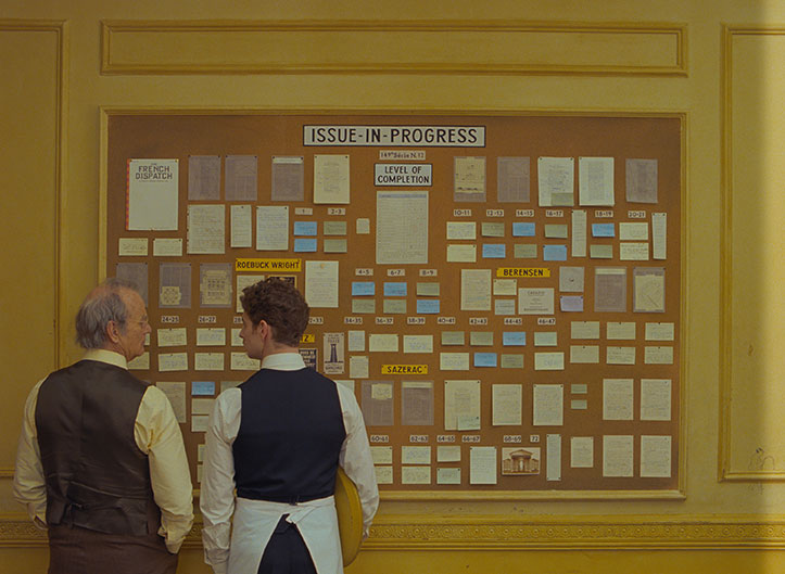 The French Dispatch Wes Anderson movie