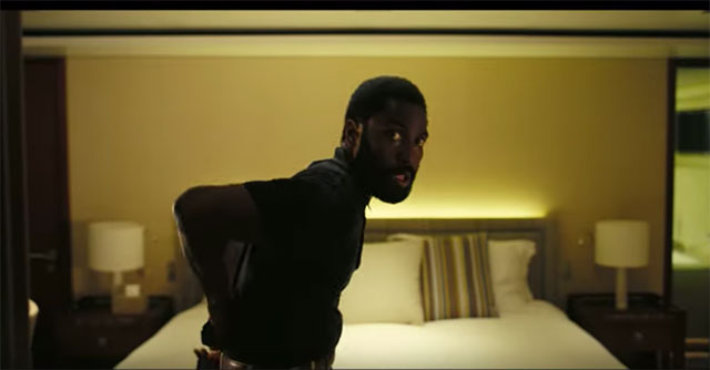 John David Washington in Tenet movie