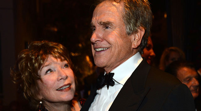 Warren Beatty and Shirley MacLaine